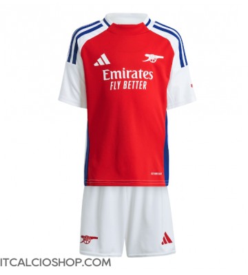 Arsenal Prima Maglia Bambino 2024-25 Manica Corta (+ Pantaloni corti)